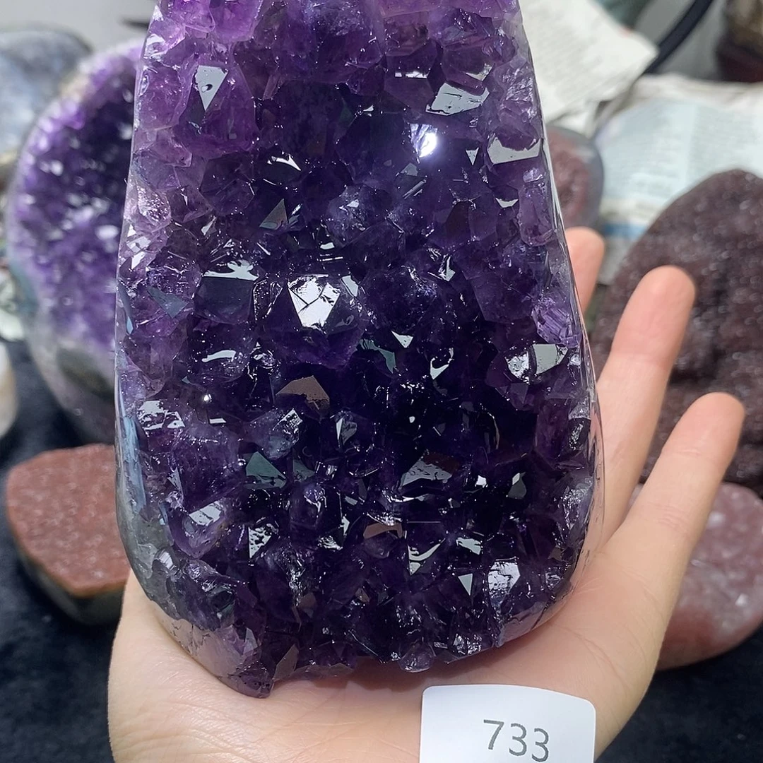 未镶嵌大型摆件（非配饰）紫晶