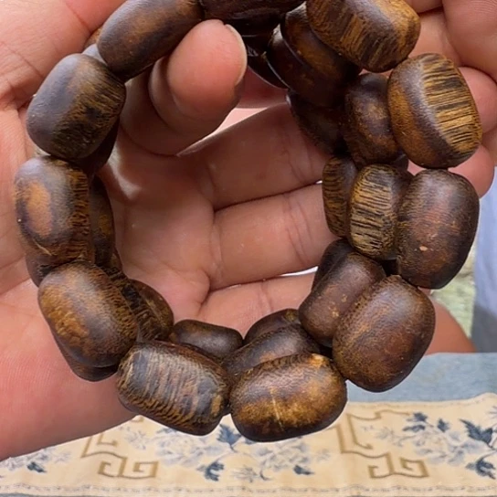 沉香手串香尖留疤1.1-14多样性发货1条