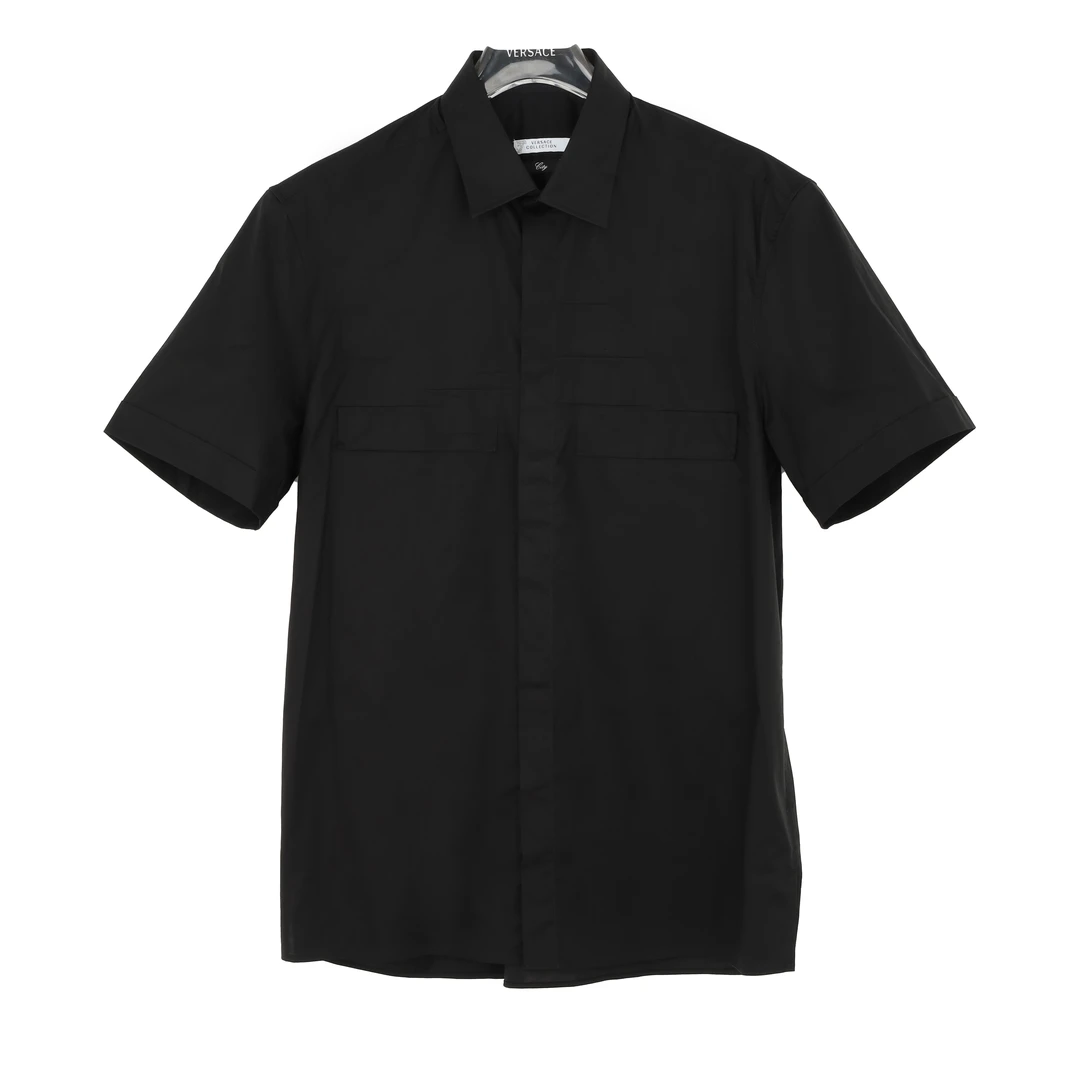 全新未使用 Versace Collection 男士短袖衬衫V300290 VT00027 V1