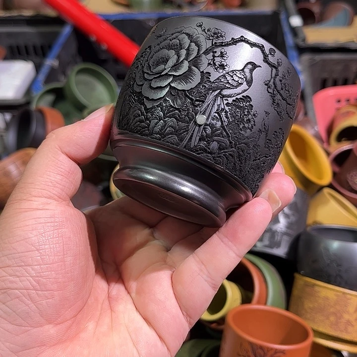 茶杯紫砂全手工紫砂主人杯