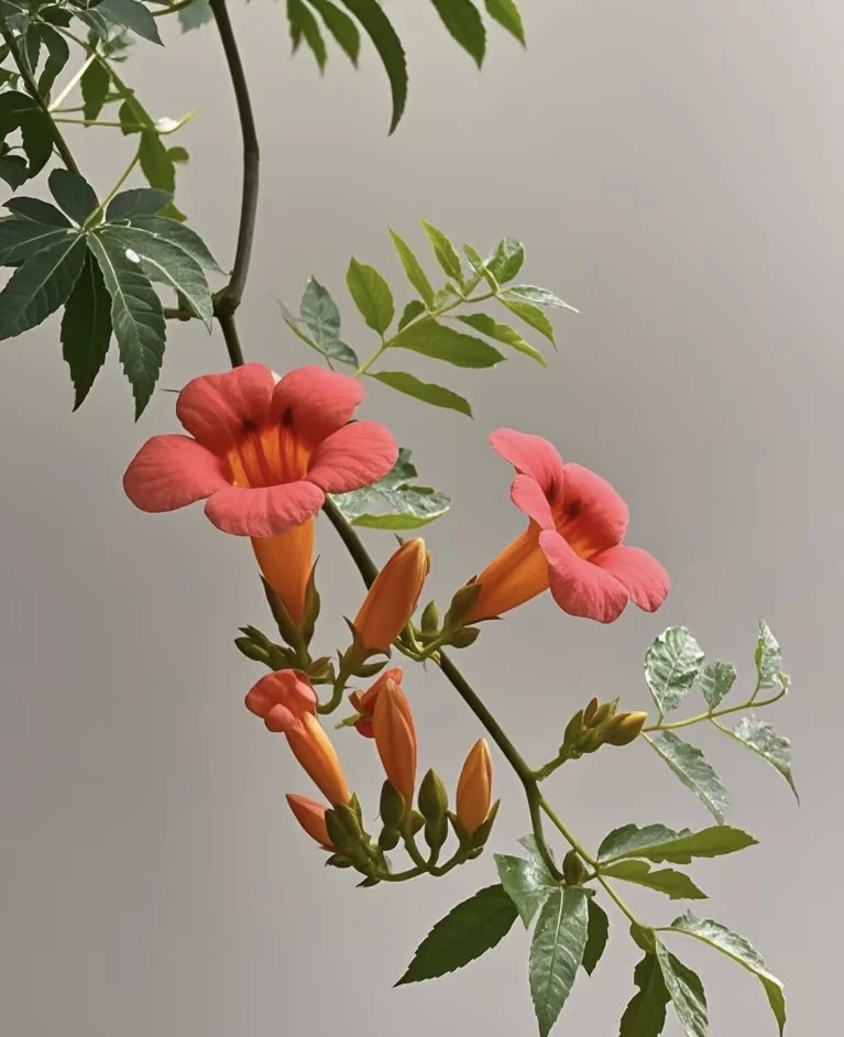 【双色】凌霄花地栽盆栽爬藤庭院阳台露台室外室内