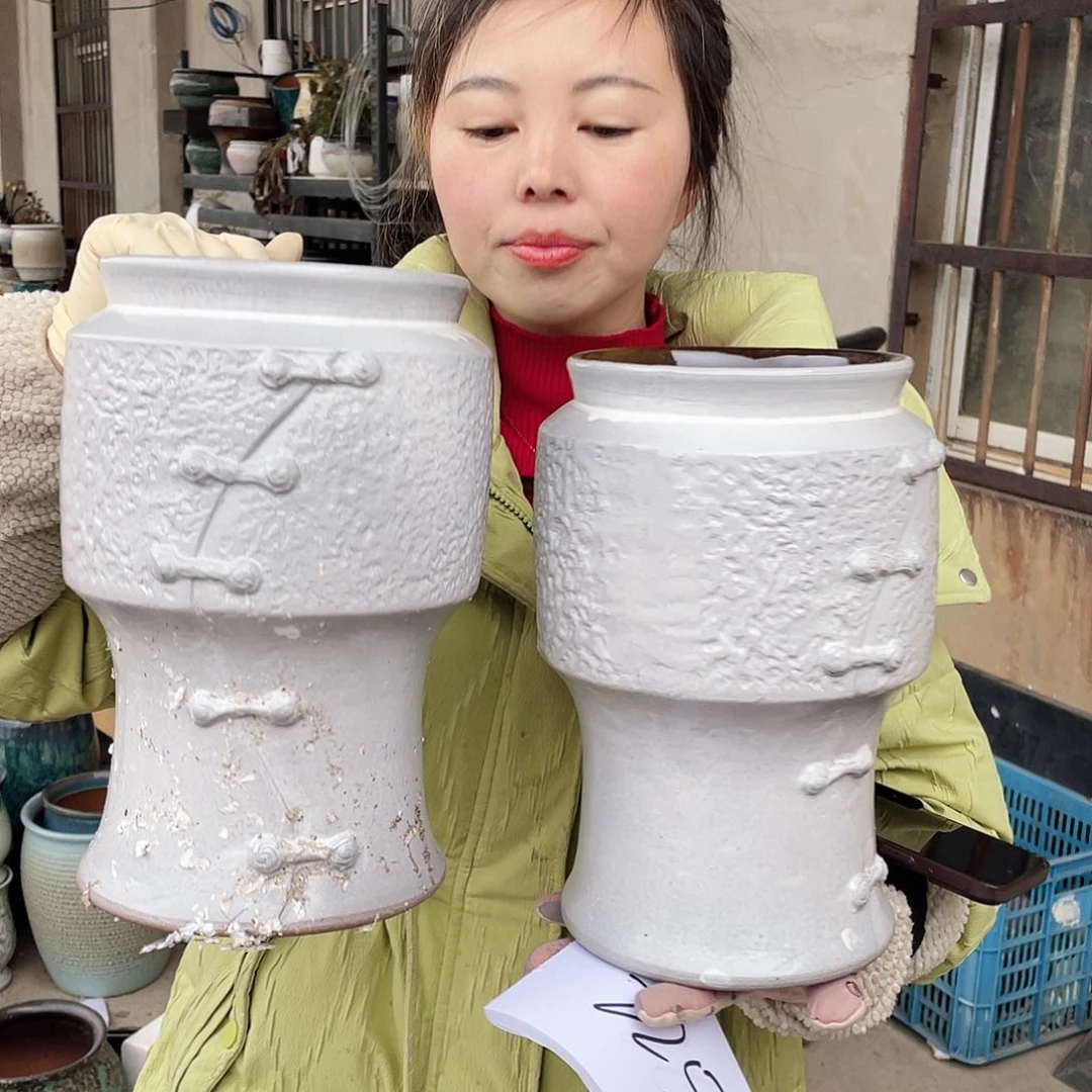 红陶王嫂花盆0211-225