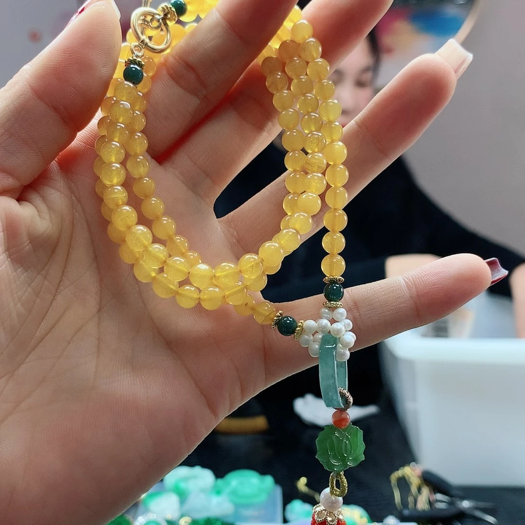 【闪购商品】蜜蜡颈饰未镶嵌，