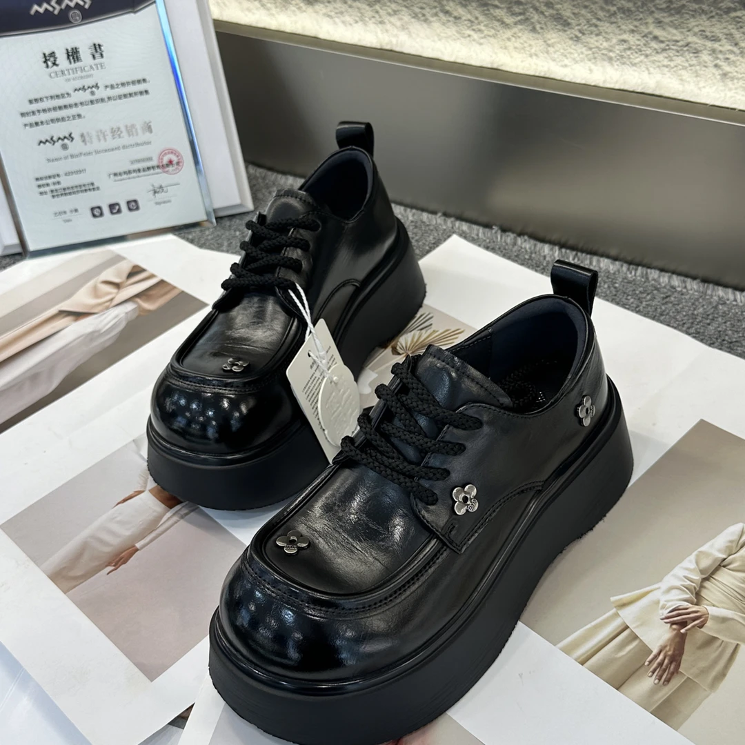 玛莎玛索50-399秋季牛皮时尚百搭系带乐福鞋
