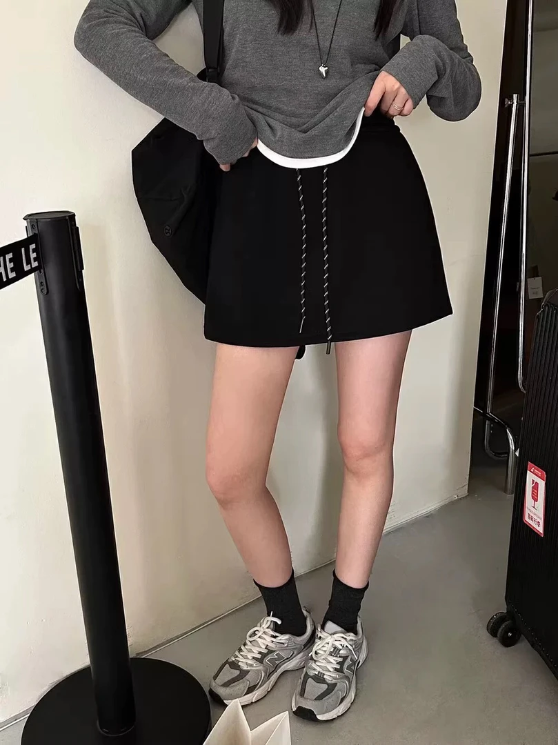 新疆包邮【1318】抽绳半身裙