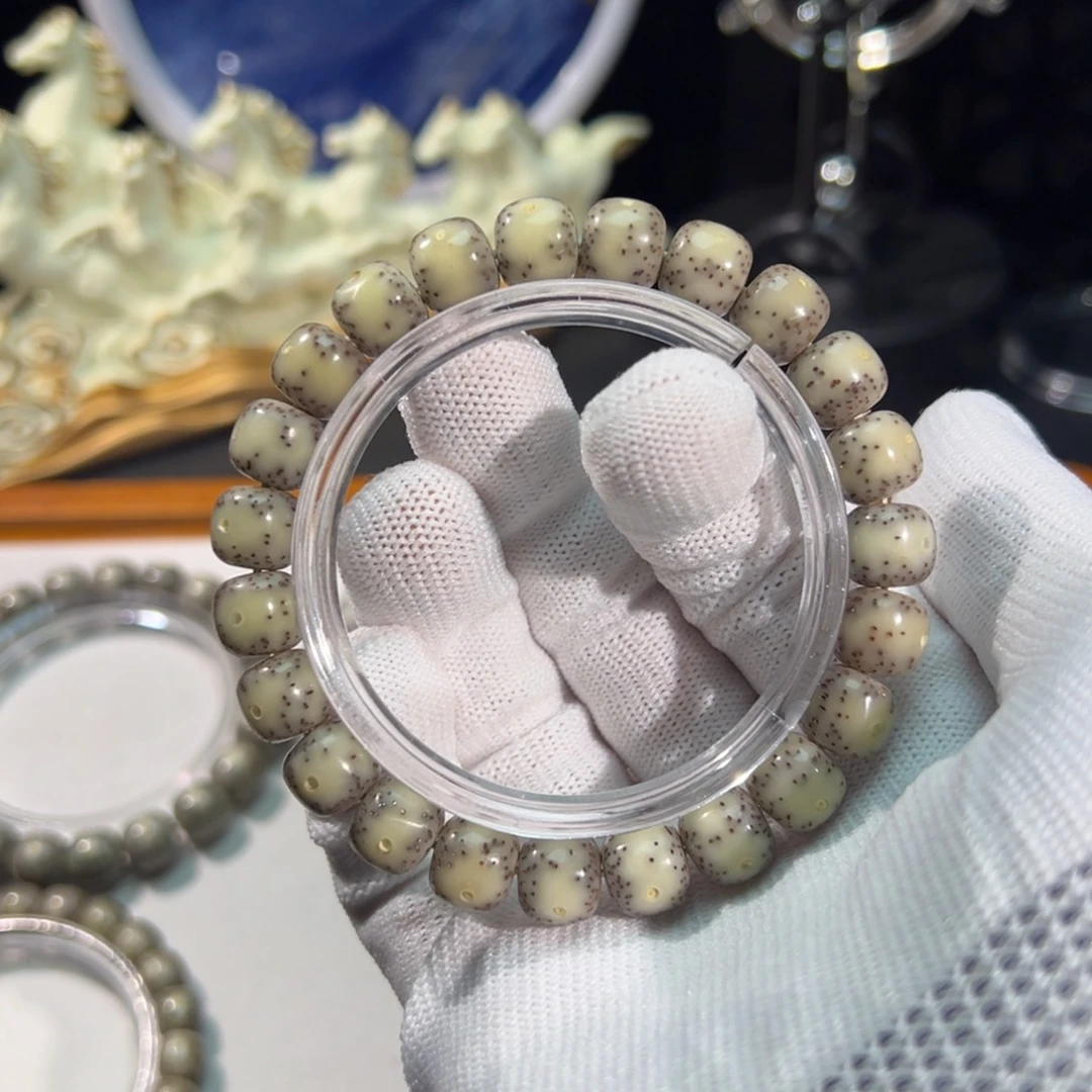 手串星月菩提卡10通体留白小细星奶奶灰