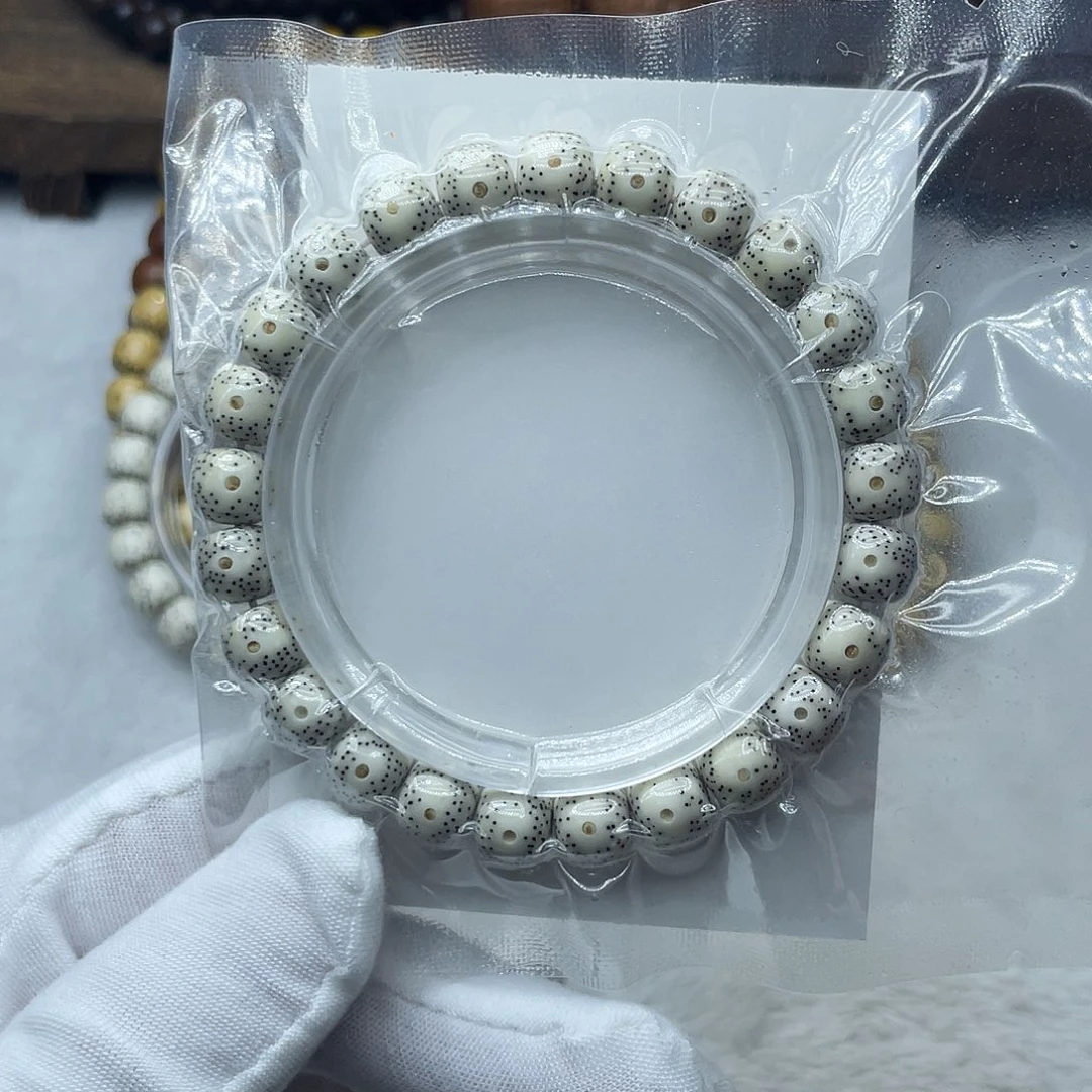 星月菩提手串原生态9✖️8月留白针尖星