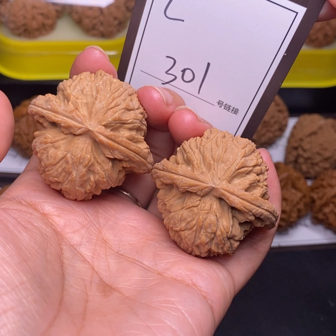 把件文玩核桃43白狮子301号