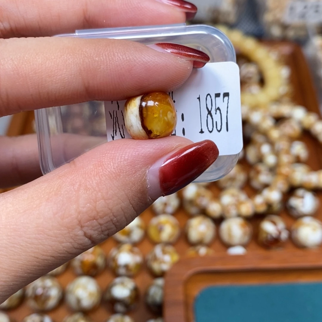 把件猴头核桃沁色圆珠老型1857