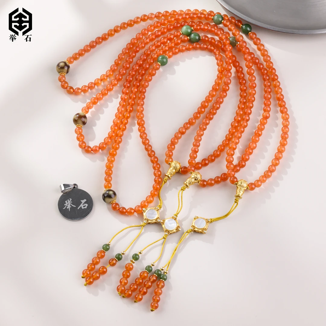 【举石饰品】X0320-216-58南红玛瑙珠串(一件/多样性发/约5mm+）X