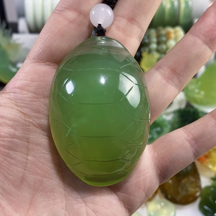 未镶嵌岫玉手把件