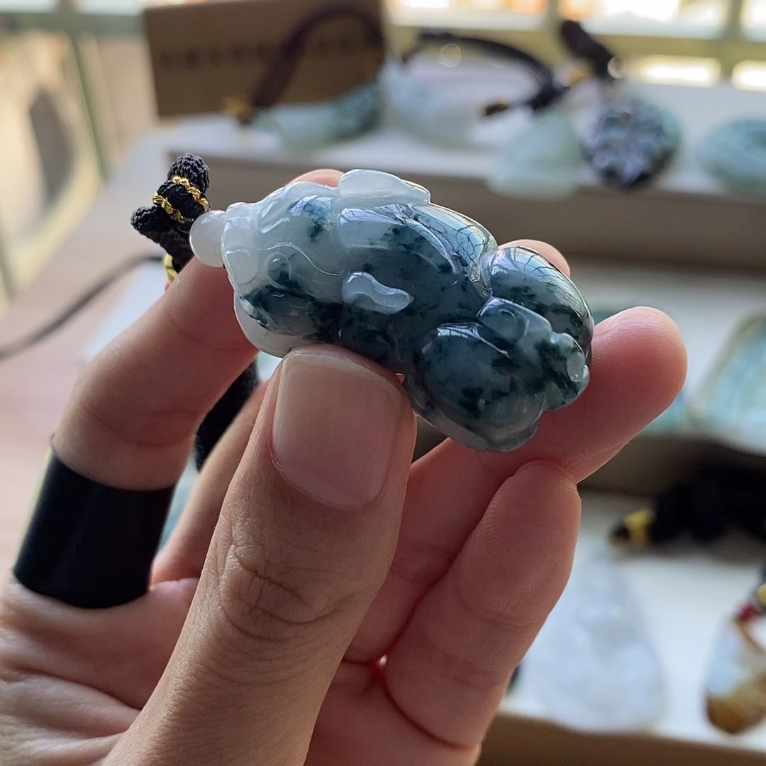 【闪购商品】颈饰未镶嵌翡翠天然缅甸A货翡翠