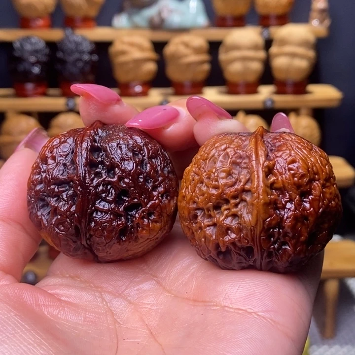 正***金把件文玩核桃泰伦元宝97