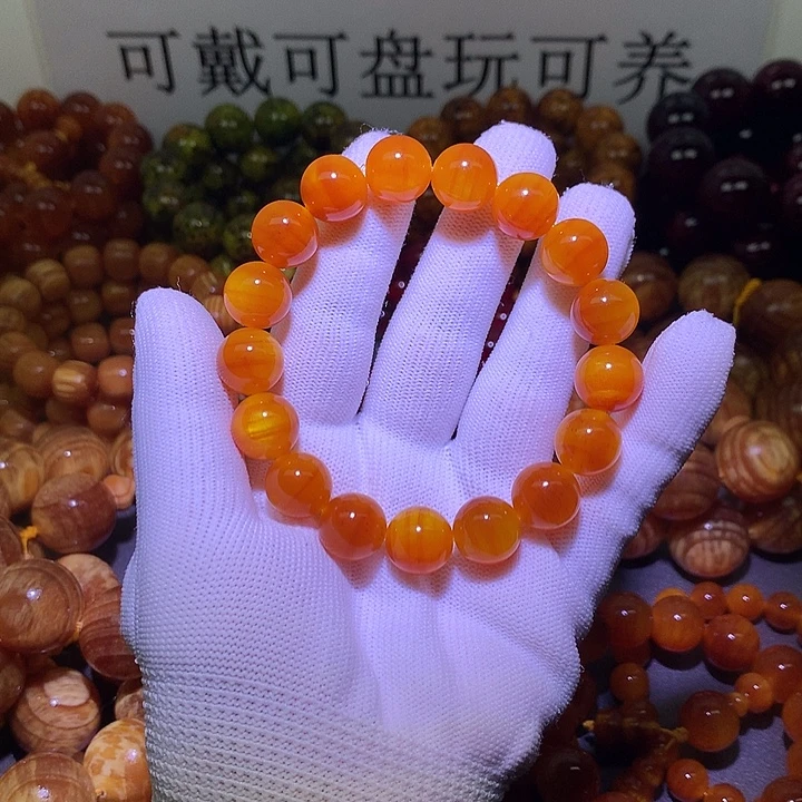 松木（琥珀木）手串/手链1.3 包浆高货