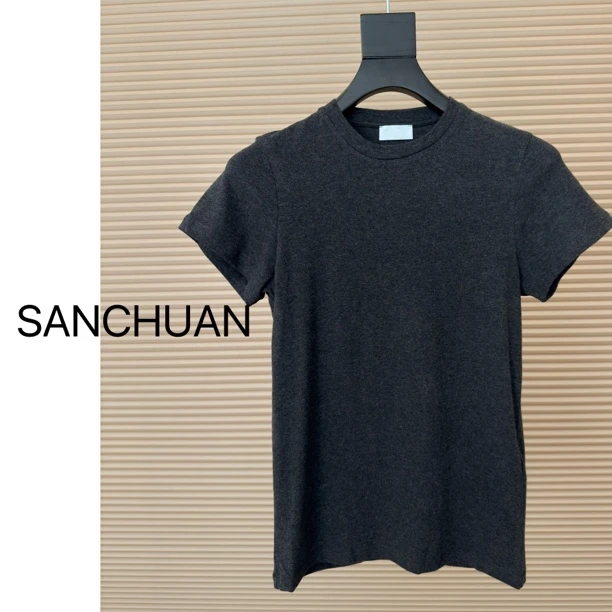 【SANCHUAN 】美式莫代尔纯色T恤