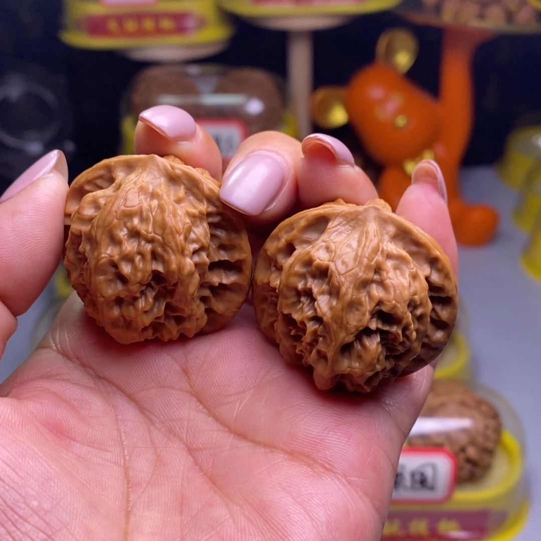 把件文玩核桃010野狼38.5尺