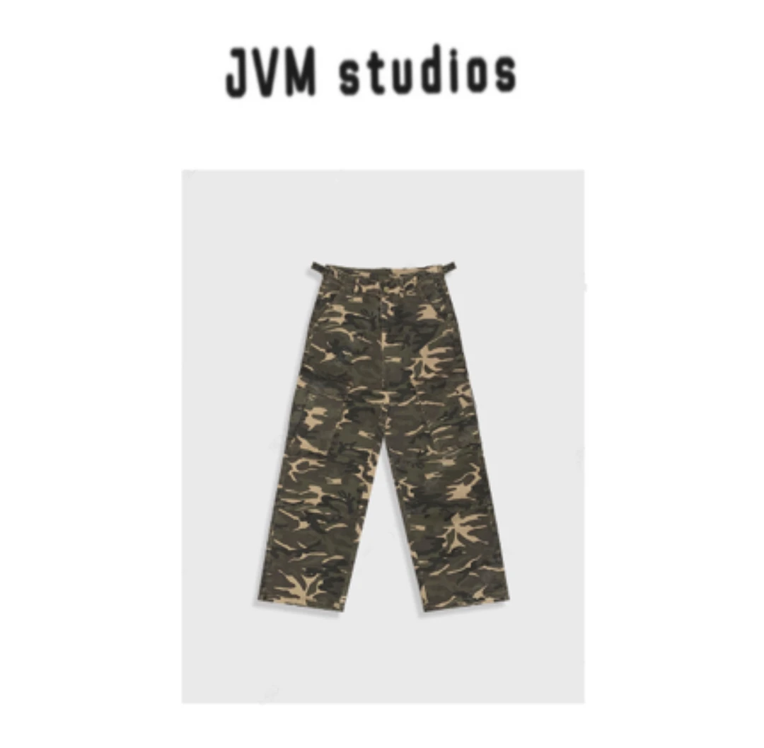 【佳姐专属】29525 - 新款时尚百搭水洗迷彩休闲长裤11/23