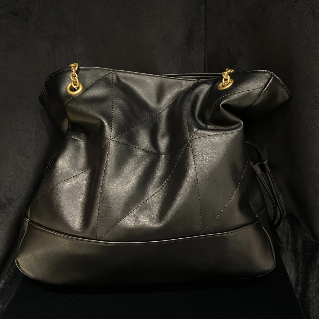 COCO DICV2025新款高端定制时尚女包 大福袋 黑色35cm