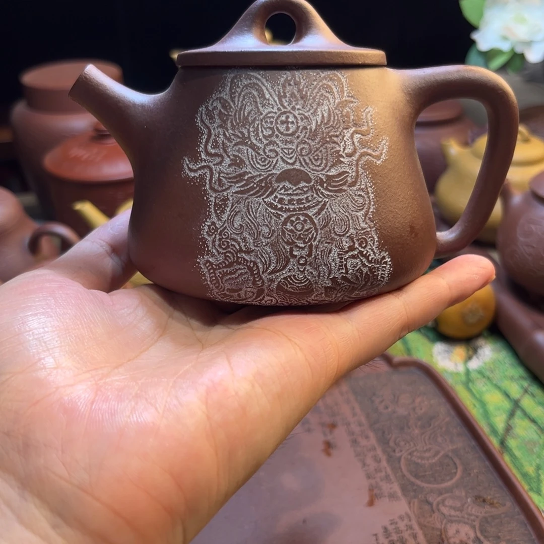 茶壶紫砂高石瓢230cc