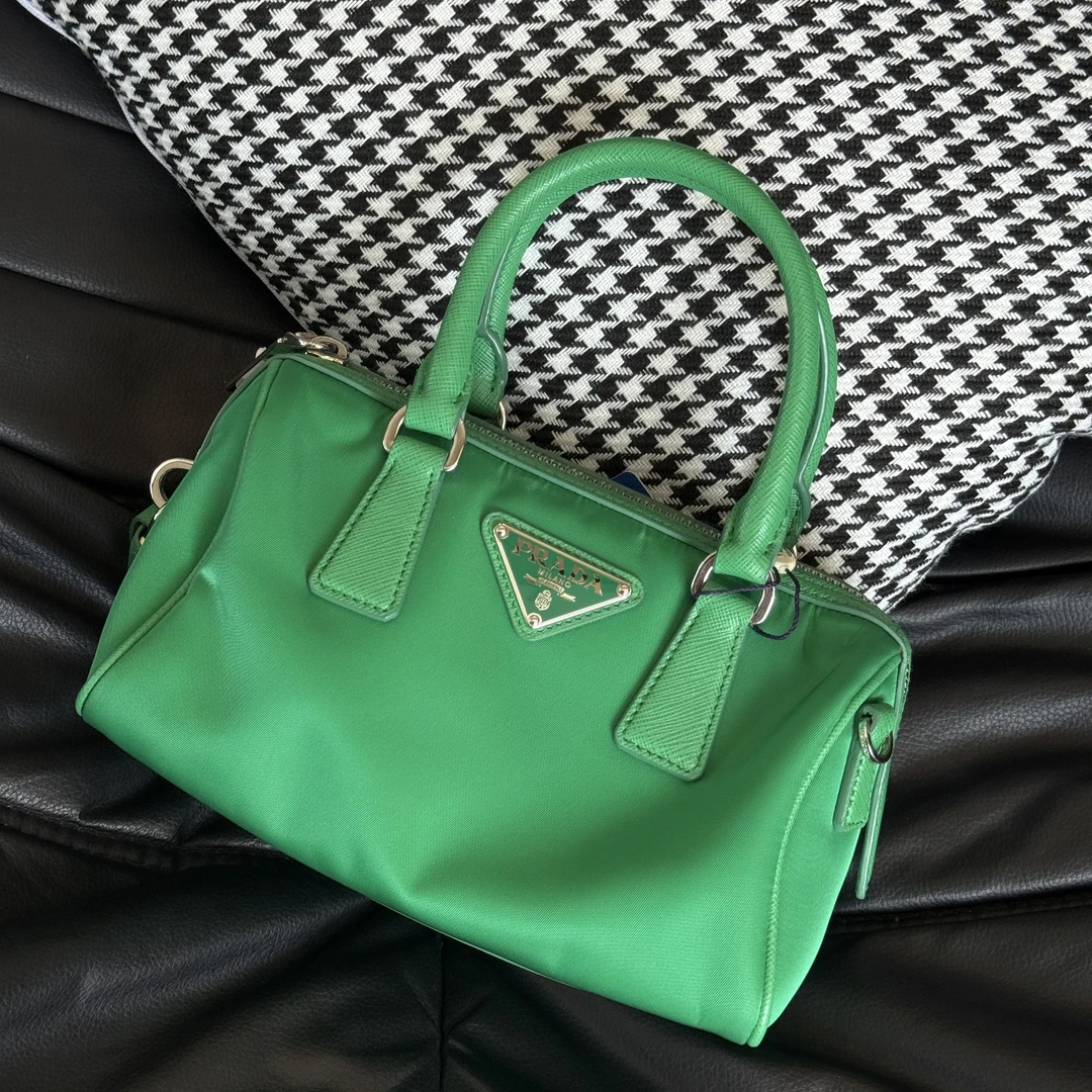 99新 Prada/普拉达 奢品阁/普拉达/绿色波士顿