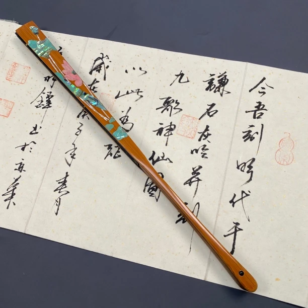 程莹荷花螺钿全老三合 95寸16方2.0排口