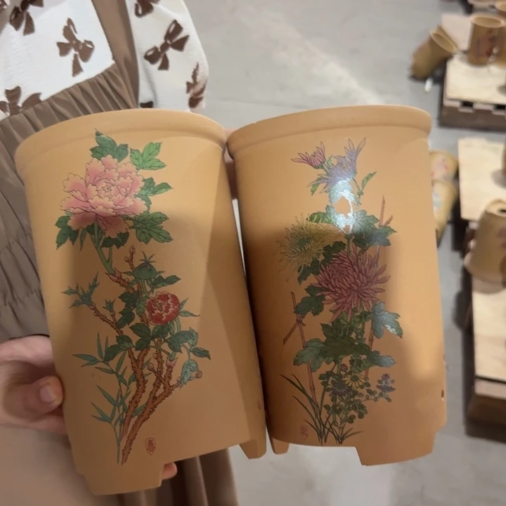 紫砂紫砂花盆破损补发