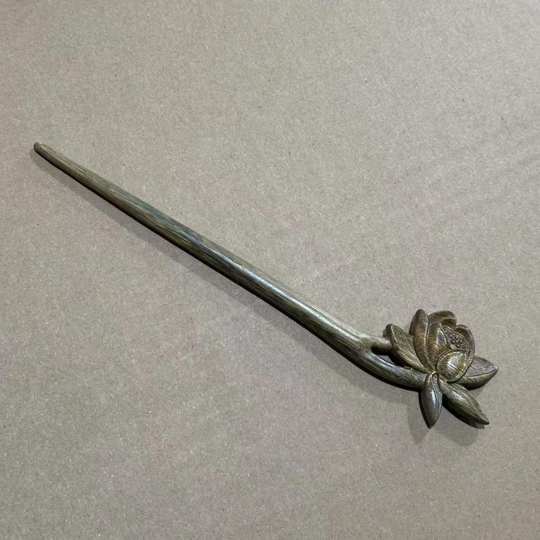 绿檀雕刻发簪 472（无礼盒）