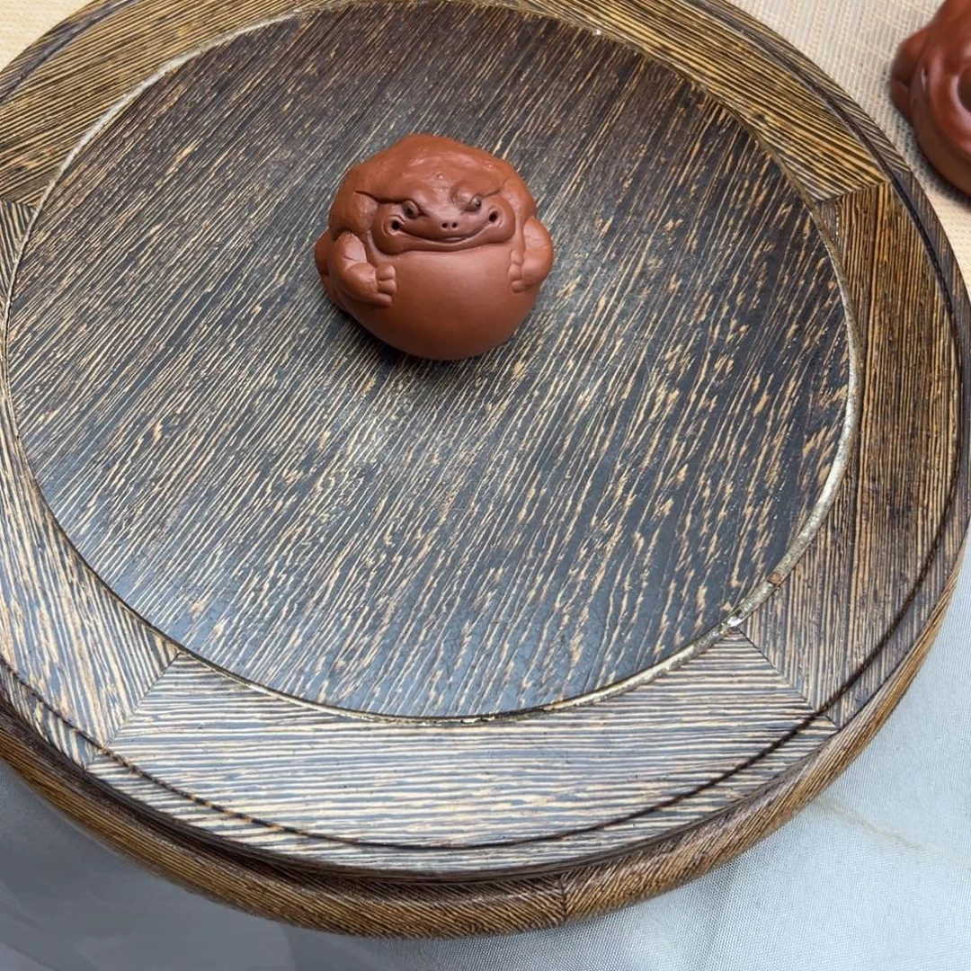 茶宠紫砂朱泥一鼓作气