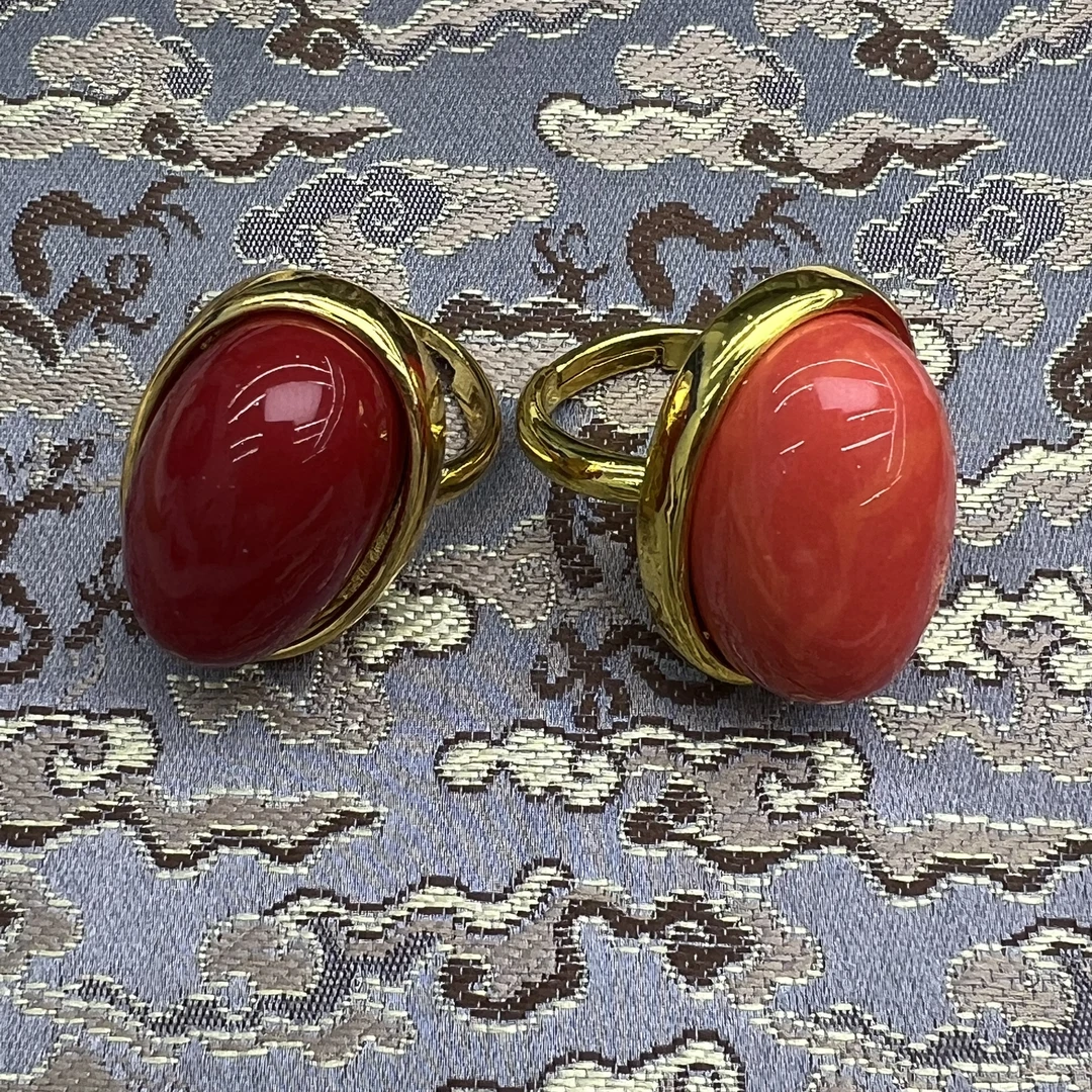 T25椭圆戒指DIY设计定制款时尚首饰