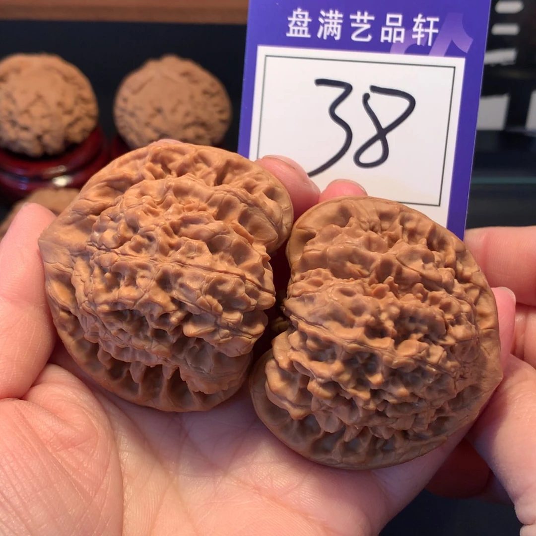 文玩核桃把件38官帽5.2