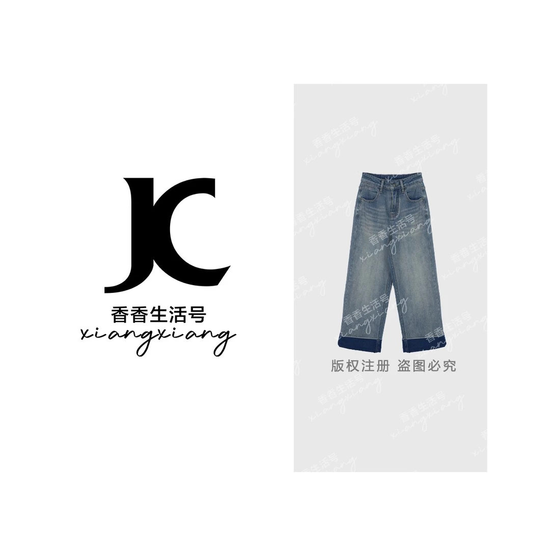 【香香严选】“重构丹宁”法棍牛仔裤女款爆款2025新款裤子X2995