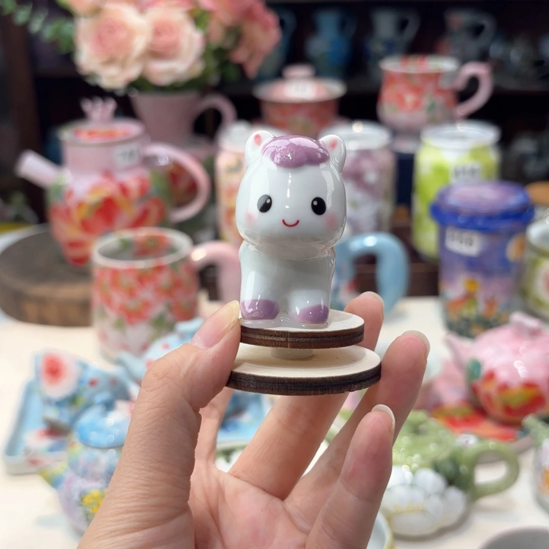 景德镇手绘高温釉下彩陶瓷茶具