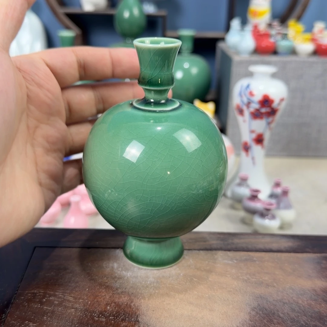 陶瓷手工小花器摆件