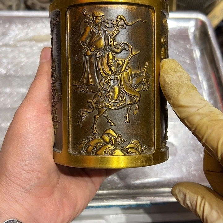 j*n微瑕疵黄铜摆件工艺品