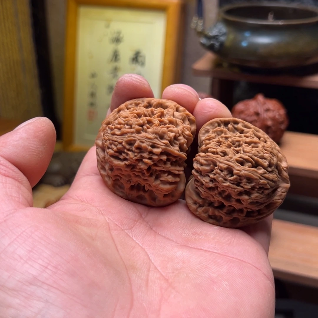 点***王文玩核桃把件南疆45色差