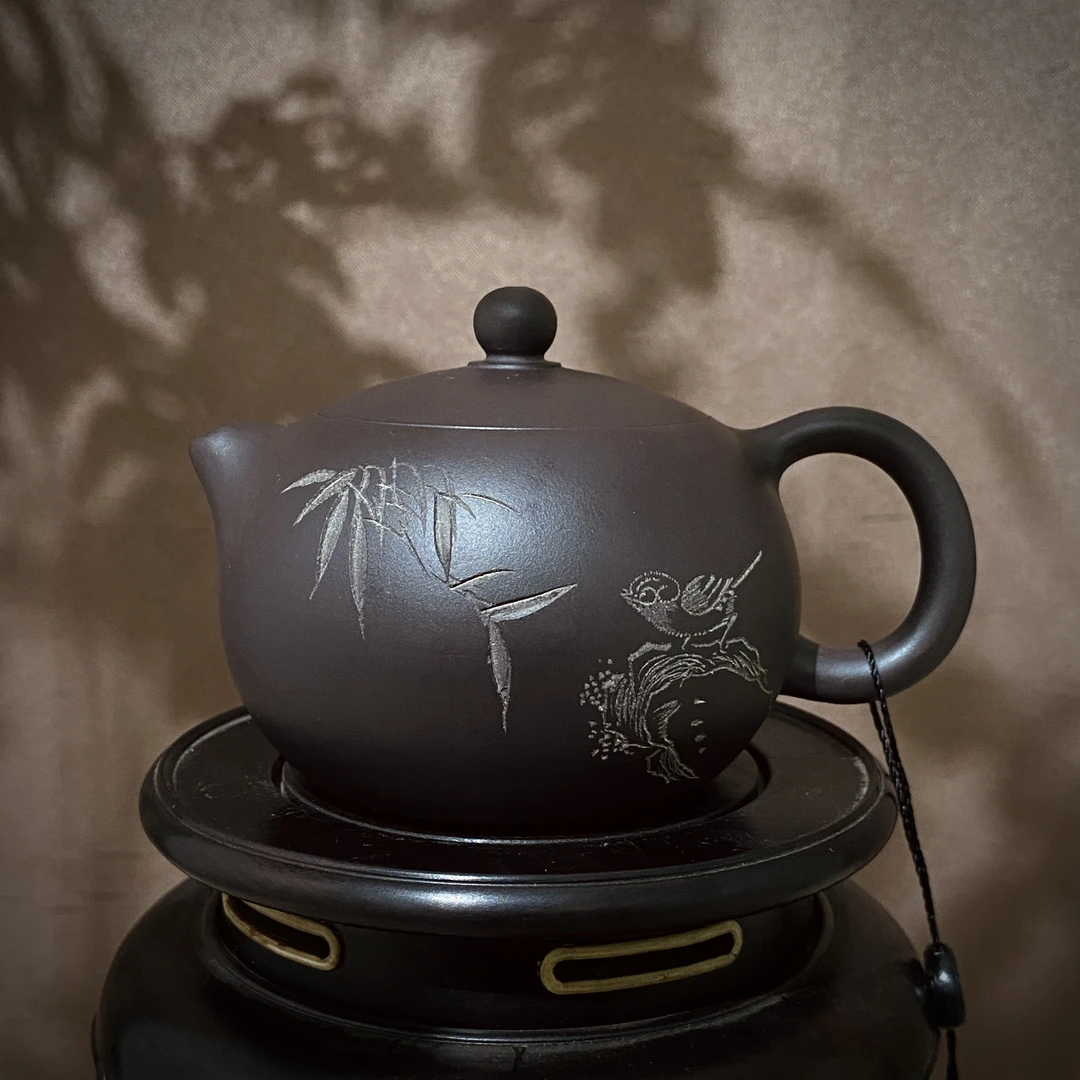 宜兴手工紫砂陶 茶壶GS3359-15