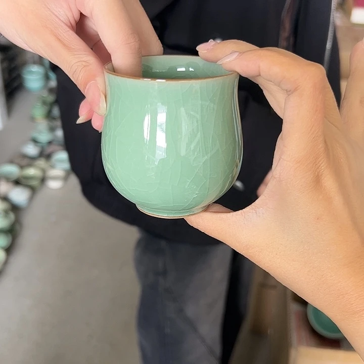 云间青瓷龙泉小米茶器