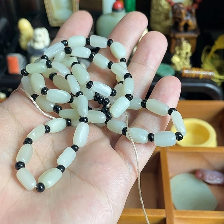 【闪购商品】手链未镶嵌和田玉（糖玉）小**蒂