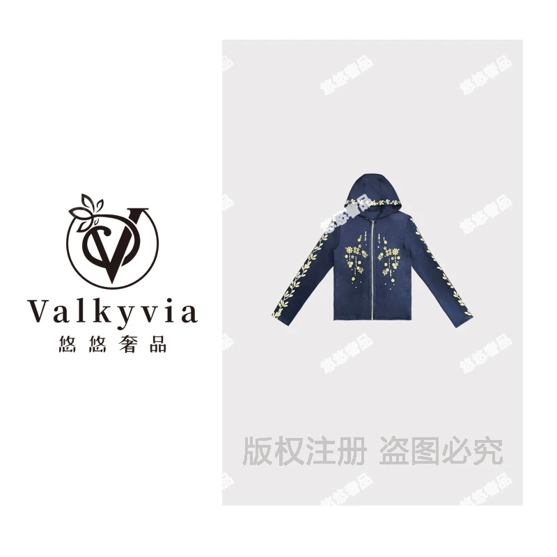 【Valkyvia/悠悠奢品】25早秋时尚拉链连帽运动长袖外套9709
