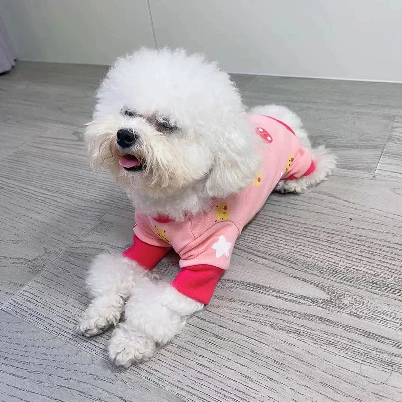 秋冬款宠物全棉狗狗猫咪比熊泰迪柯基保暖防掉毛衣服