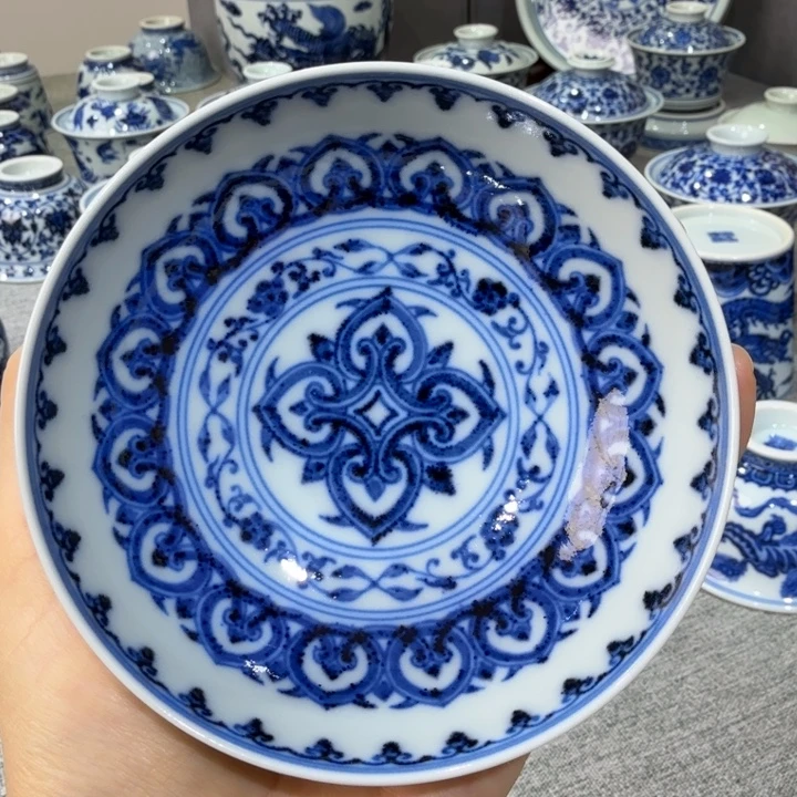 仿明永宣宝相卧足杯