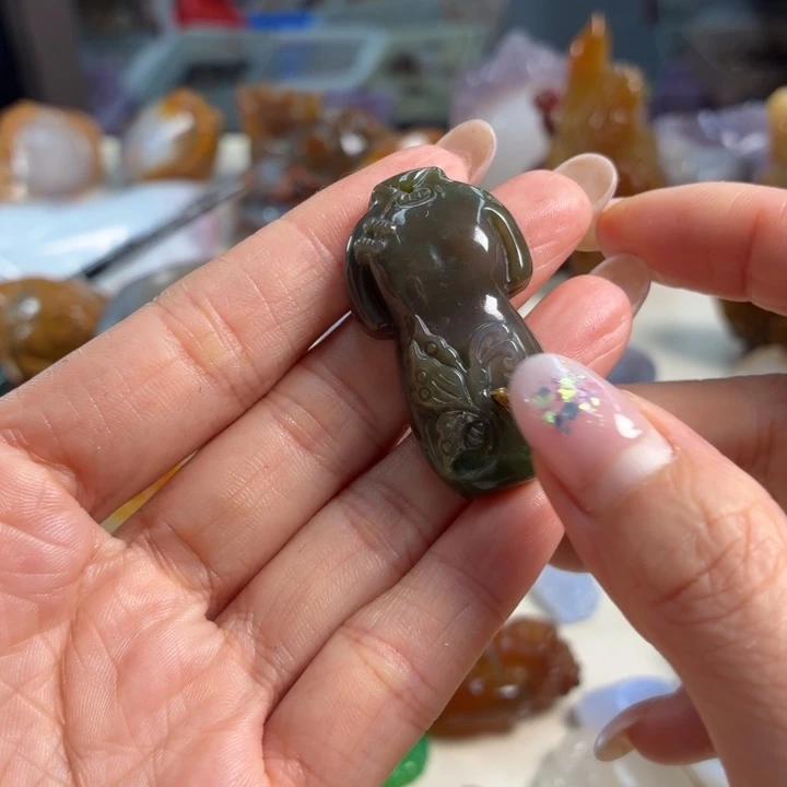 未镶嵌吊坠(不含链)玛瑙/玉髓