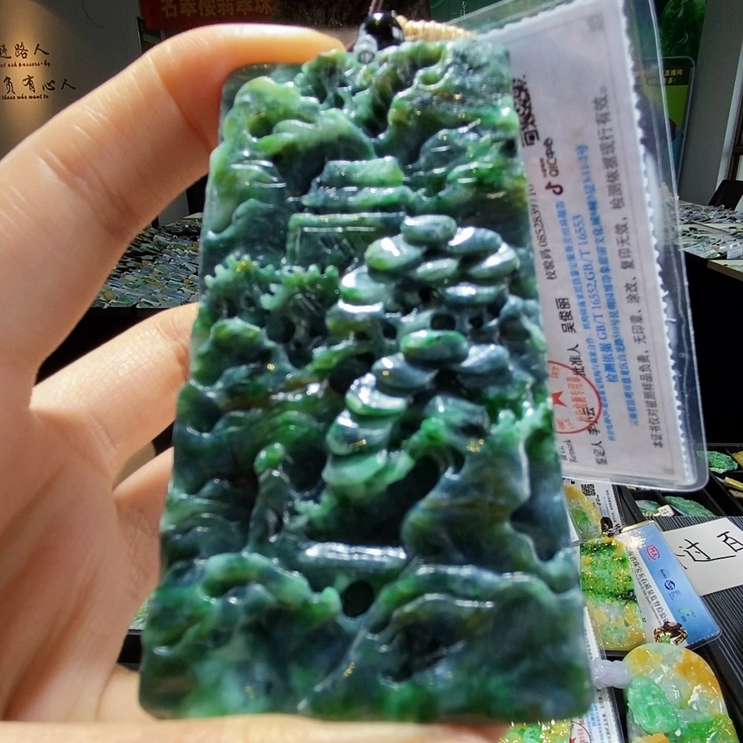 颈饰未镶嵌翡翠翡翠