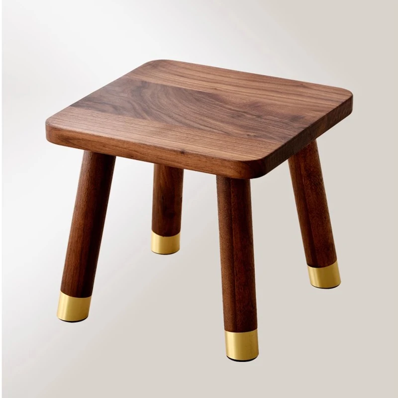 北美黑胡桃木小方凳 23*23*26（WGAC-01）