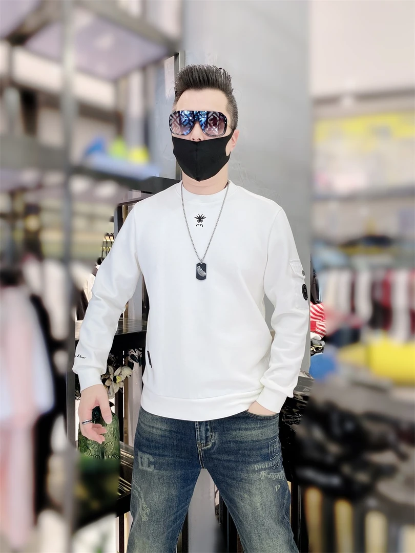 【APPCN潮牌】男装男士卫衣长袖高档潮牌爆款热销男装男士圆领秋装