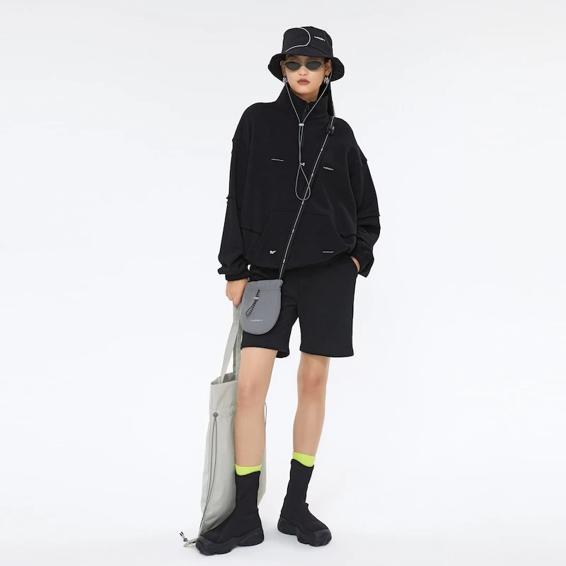 【米儿精选】UPONPRO松紧腰基础款百搭休闲运动短裤卫裤女