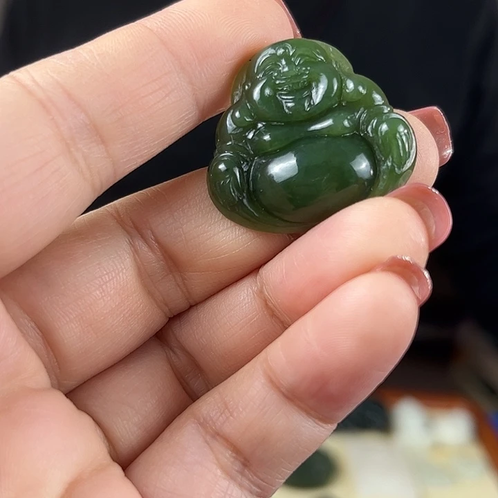 手链未镶嵌和田玉（碧玉）