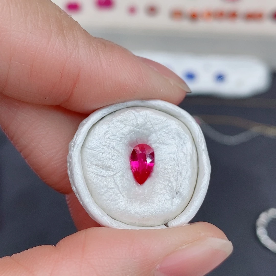 红宝石裸石0.55ct无烧