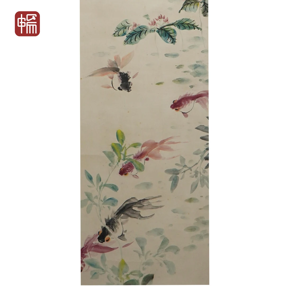 T1134 《金玉满堂图》62*34(1.89平尺) 纸本立轴BYQ