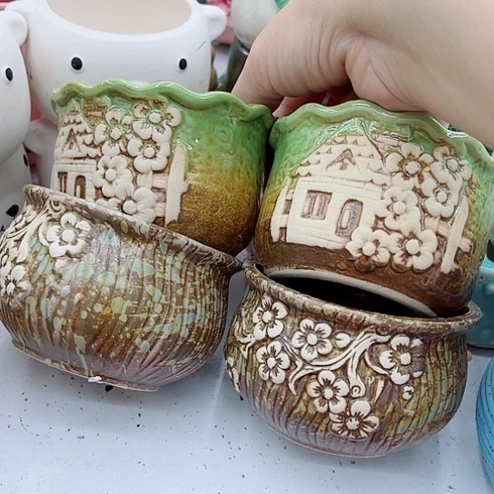 多肉绿植陶瓷花盆